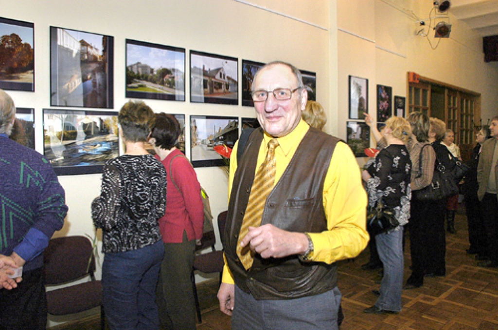 Fotostudijas «Bauska» vadītājs Ivars Kalniņš jubilejas izstādes atvēršanā.
Autors: Ivars Bogdanovs
