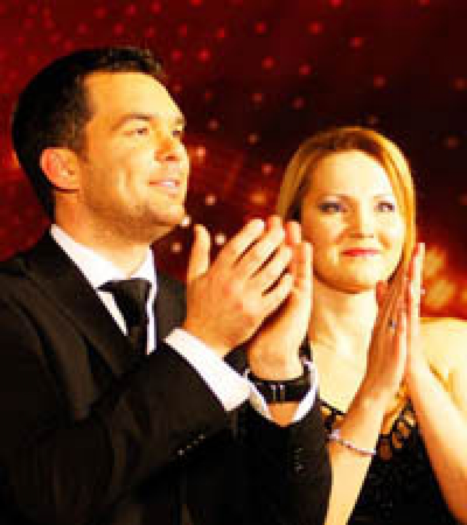 Māris Grigalis un Veronika Plotņikova šovā «Divas zvaigznes»..
Autors: www.spotnet.lv