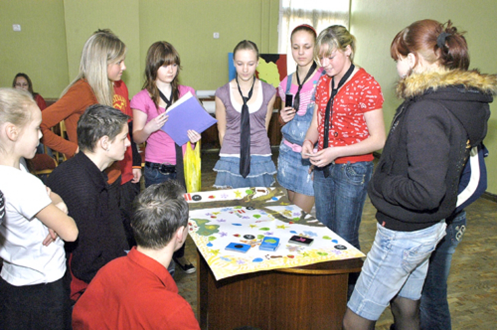 Izglītojošās spēles vērtēja nevis žūrija, bet skolēni.
Autors: Ivars Bogdanovs