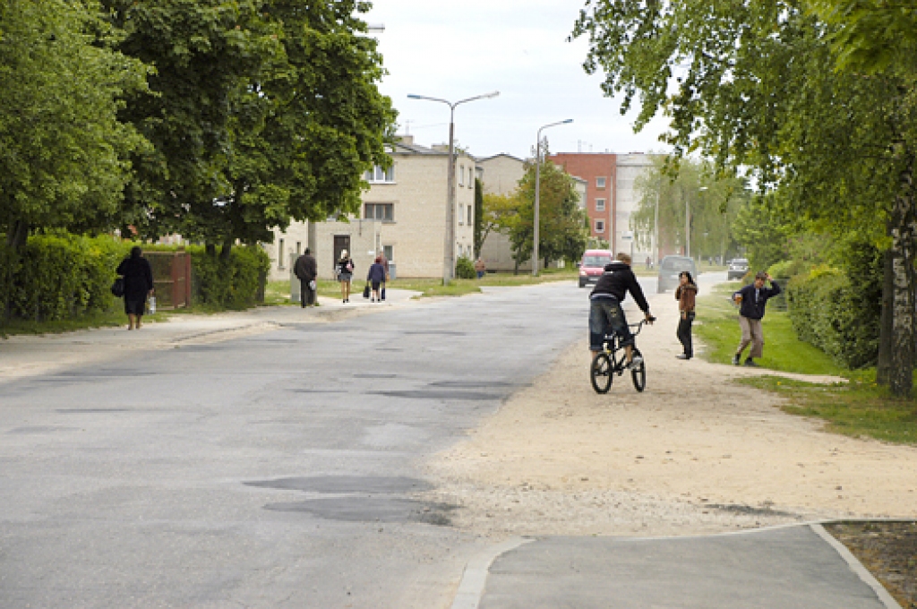Bauskā no šonedēļas Dārza iela posmā no Salātu līdz Biržu ielai tiks slēgta satiksmei. 
Autors: Ivars Bogdanovs