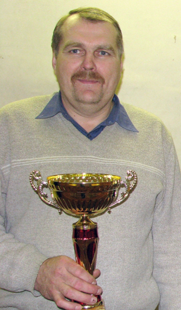 Bauskas rajona novusa komandas dalībnieks Vilnis Pelcers gandarīts par izcīnīto 3. vietu.
Autors: no «Bauskas Dzīves» arhīva