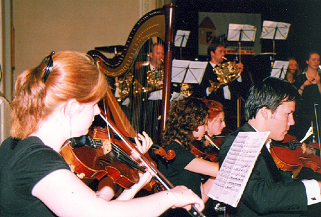 Bauskas tautas namā koncertē Amsterdamas Brīvās universitātes simfoniskais orķestris. 
Autors: Laimonis Šulcs