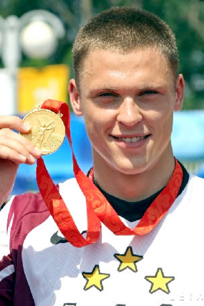 Olimpisko spēļu BMX riteņbraukšanas sacensību finālā 22. augustā uzvarēja Māris Štrombergs.
Autors: www.leta.lv