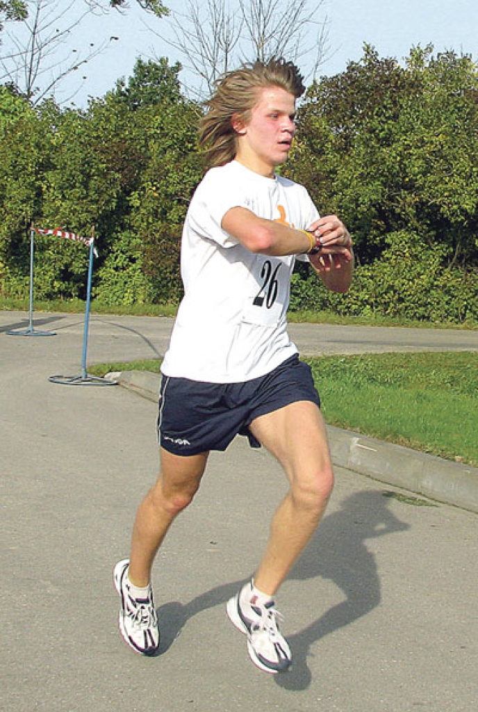 Bauskas 1. vidusskolas 12. klases audzēknim Jānim Bukšam brīvajā laikā patīk gan sportot, gan spēlēt teātri.
Autors: Juris Iļņickis