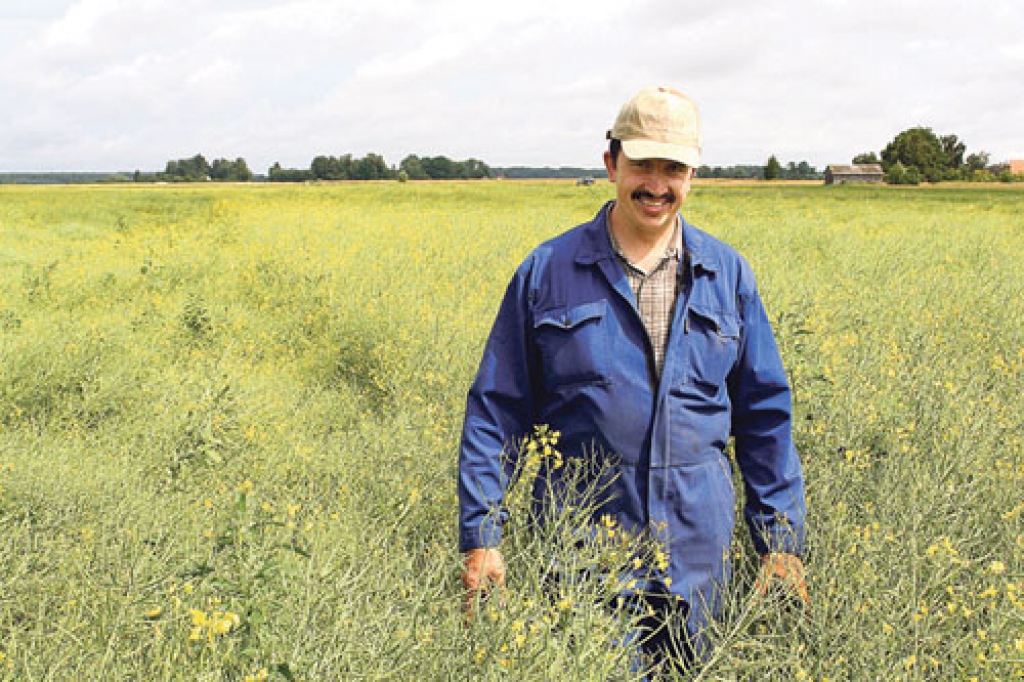 Codes pagasta «Vaidelošu» īpašnieks Arnolds Jātnieks.
Autors: no «Bauskas Dzīves» arhīva