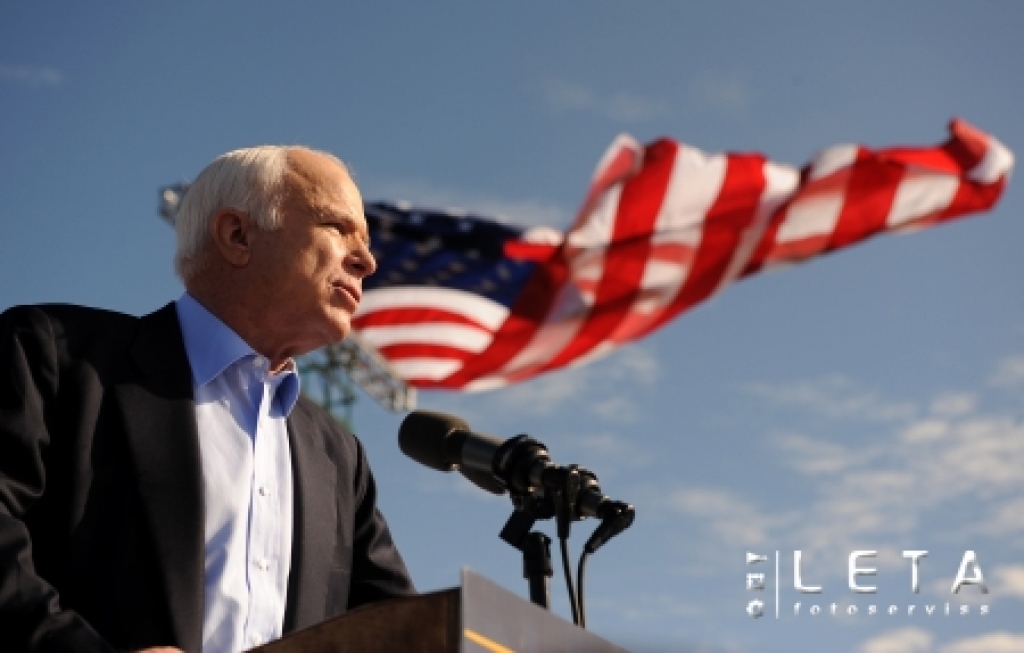 03.11.2008. Republikāņu kandidāts uz ASV prezidenta amatu Džons Makeins.
Autors: AFP/LETA