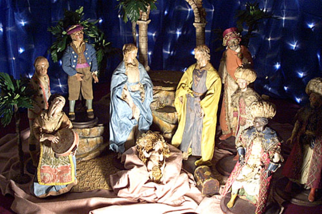 Tradicionālā stilā veidota Betlēmes silīte.
Autors: www.biscuiiarte.com. 