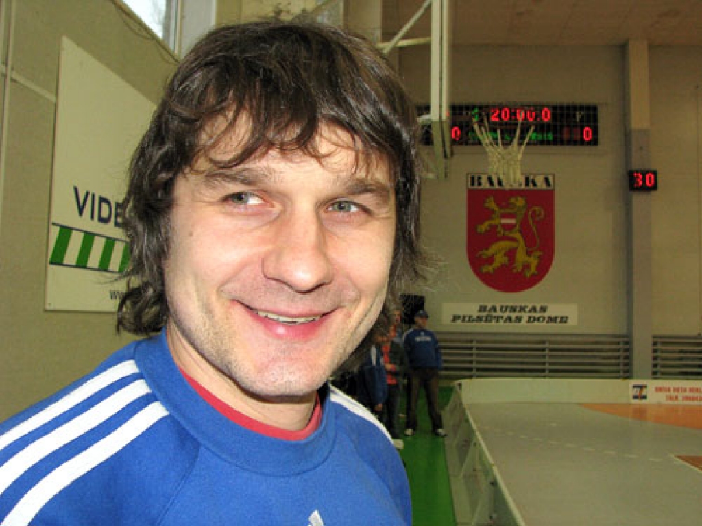 Latvijas izlases galvenais treneris Normunds Grunckis.
Autors: no «Bauskas Dzīves» arhīva