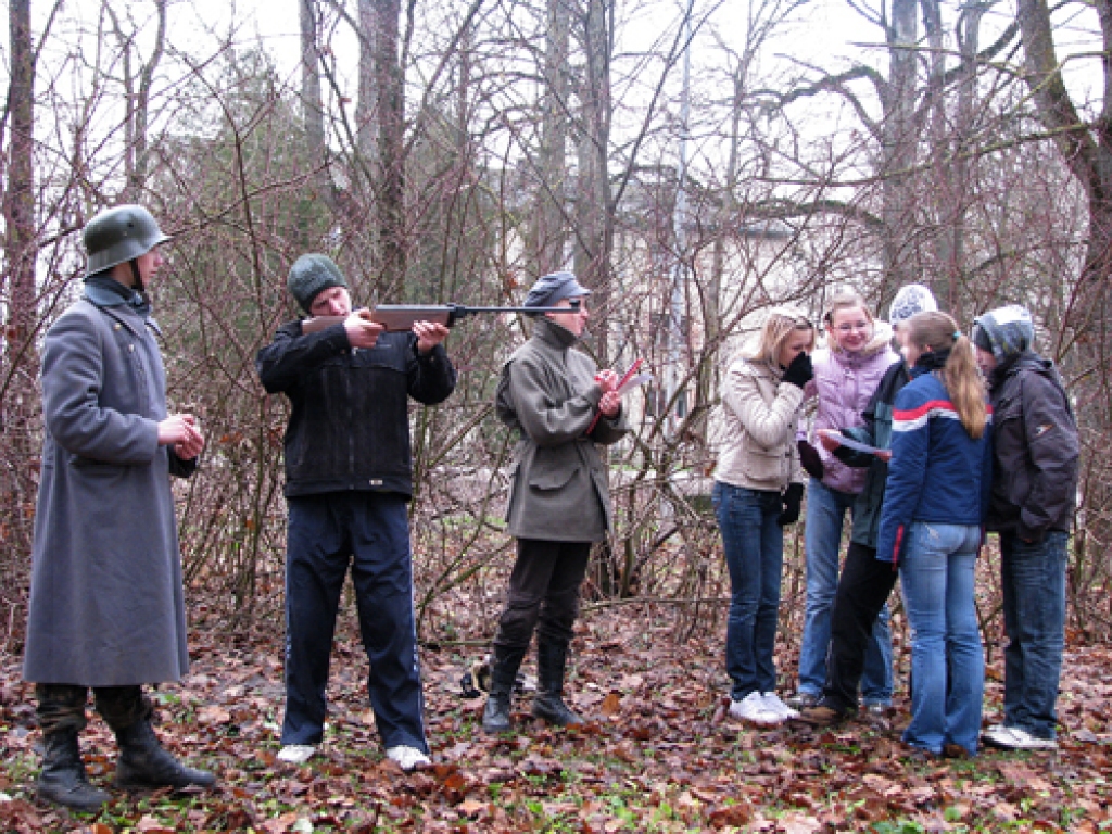 Spēlē sacenšas Skaistkalnes vidusskolas audzēkņi.
Autors: Ivars Bogdanovs