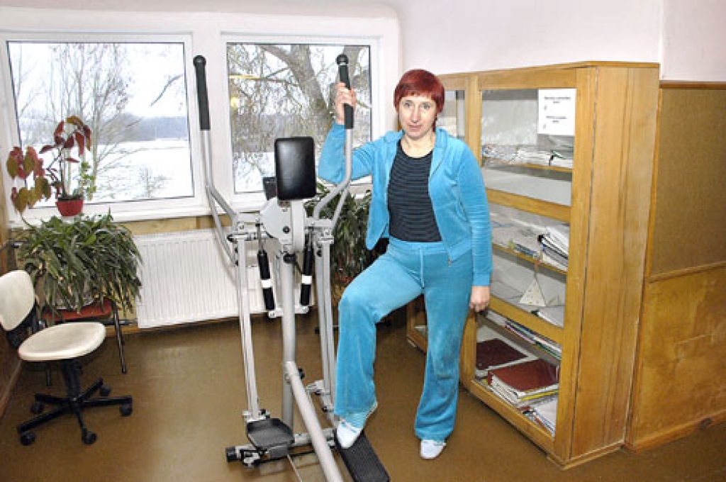 Mārīte Iskrova, trenere un masiere, māca bērniem uzturēt labu fizisko formu un justies možiem.
Autors: Ivars Bogdanovs