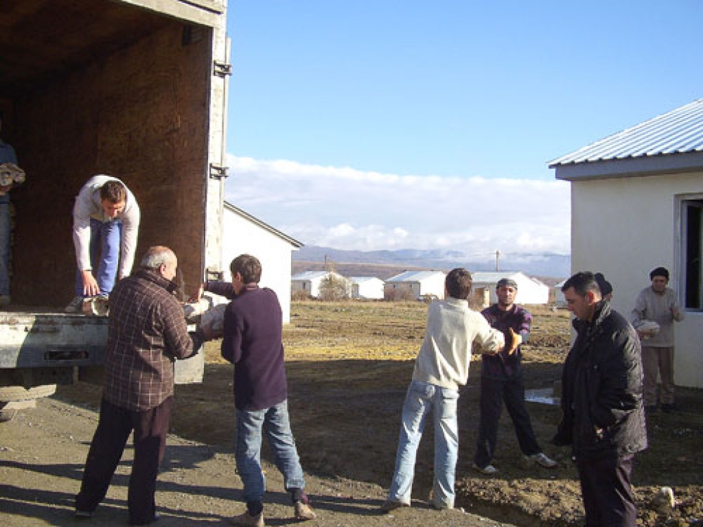 Bēgļu māju ciemats.
Autors: Inga Muižniece