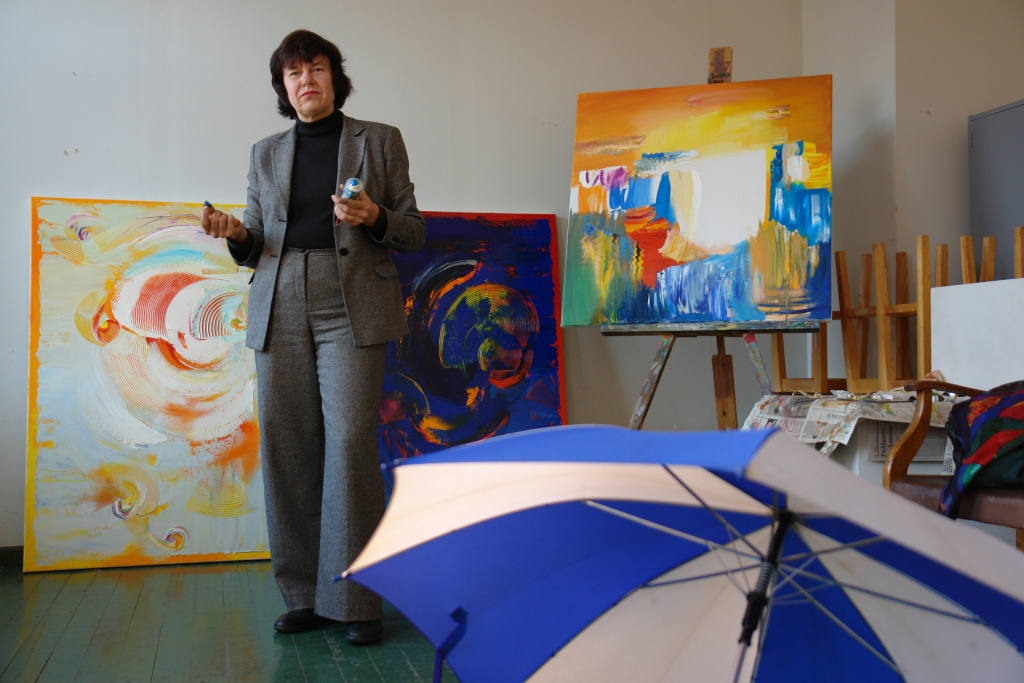 Gleznotāja Īra Rozentāle.
Autors: No «Bauskas Dzīves» arhīva.