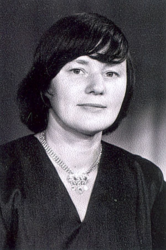 Valda Ozoliņa pagājušā gadsimta 80. gados.