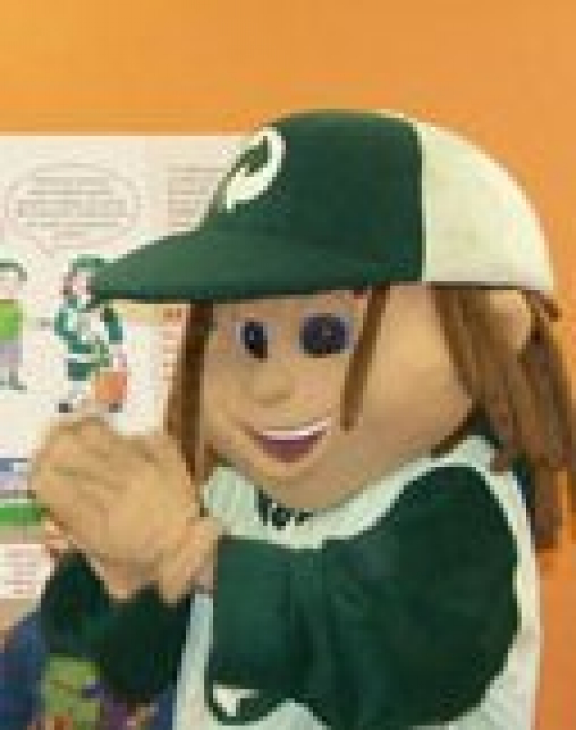 Zaļā punkta tēls Punktuālis stāstīs un rādīs, kā un kāpēc ir jāšķiro atkritumi un jāsaudzē vide. 