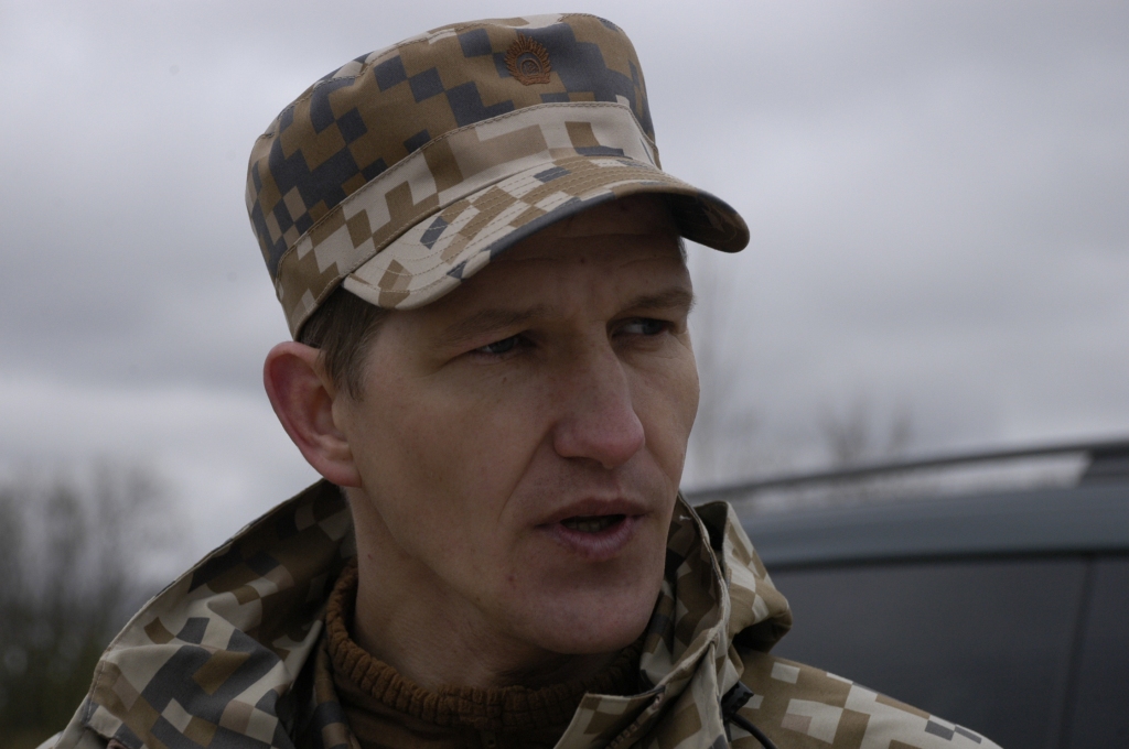 Jaunsargu 508. vienības vadītājs Zigurds Kalējs.
Autors: no «Bauskas Dzīves» arhīva