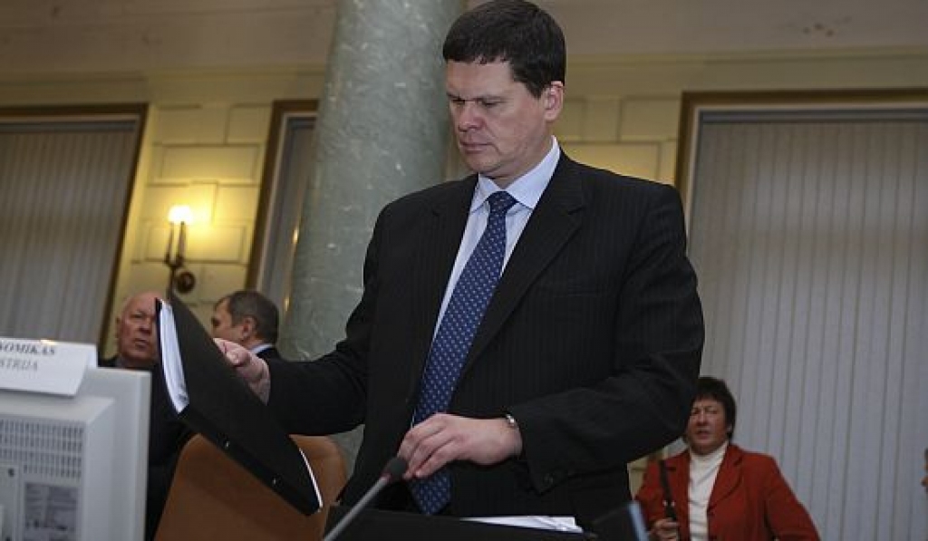 Satiksmes ministrs Kaspars Gerhards.
Autors: no www.diena.lv