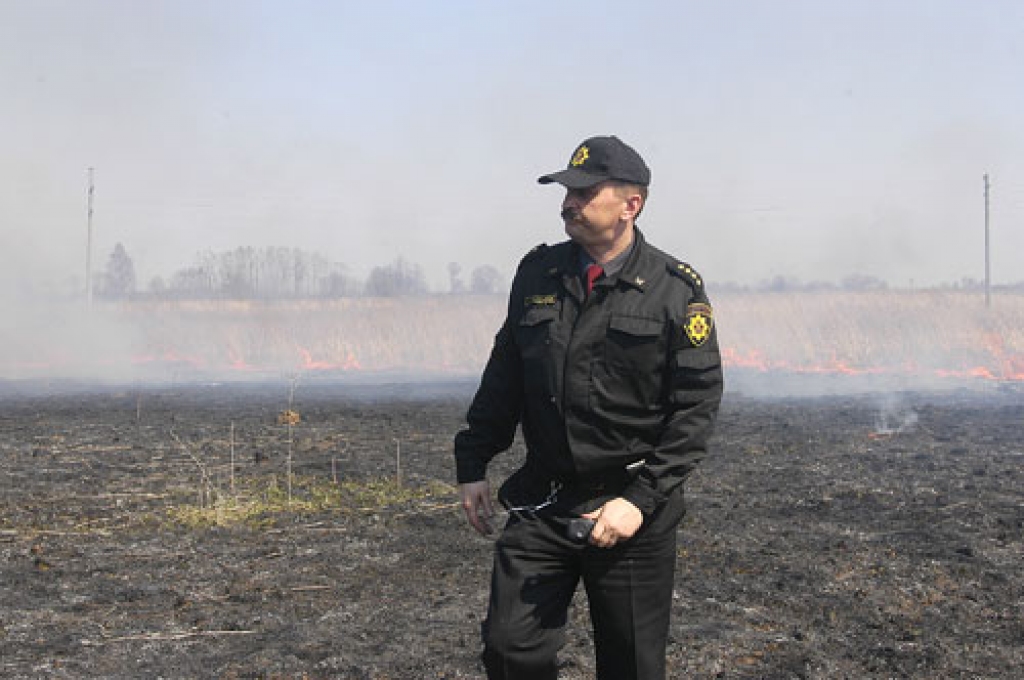 Māris Plēsnieks, VUGD Bauskas brigādes Vecumnieku posteņa komandieris kapteinis.
Autors: Ivars Bogdanovs