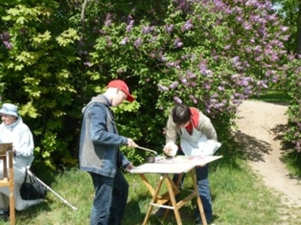 Mirkļi no cilvēku ar īpašām vajadzībām plenēra.
Autors: I. Niedra