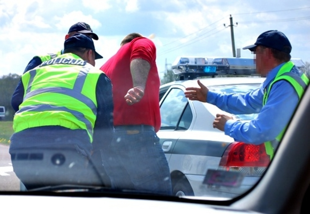 Policija Lietuvas teritorijā aiztur «noziedznieku».
Autors: Uldis Varnevičs