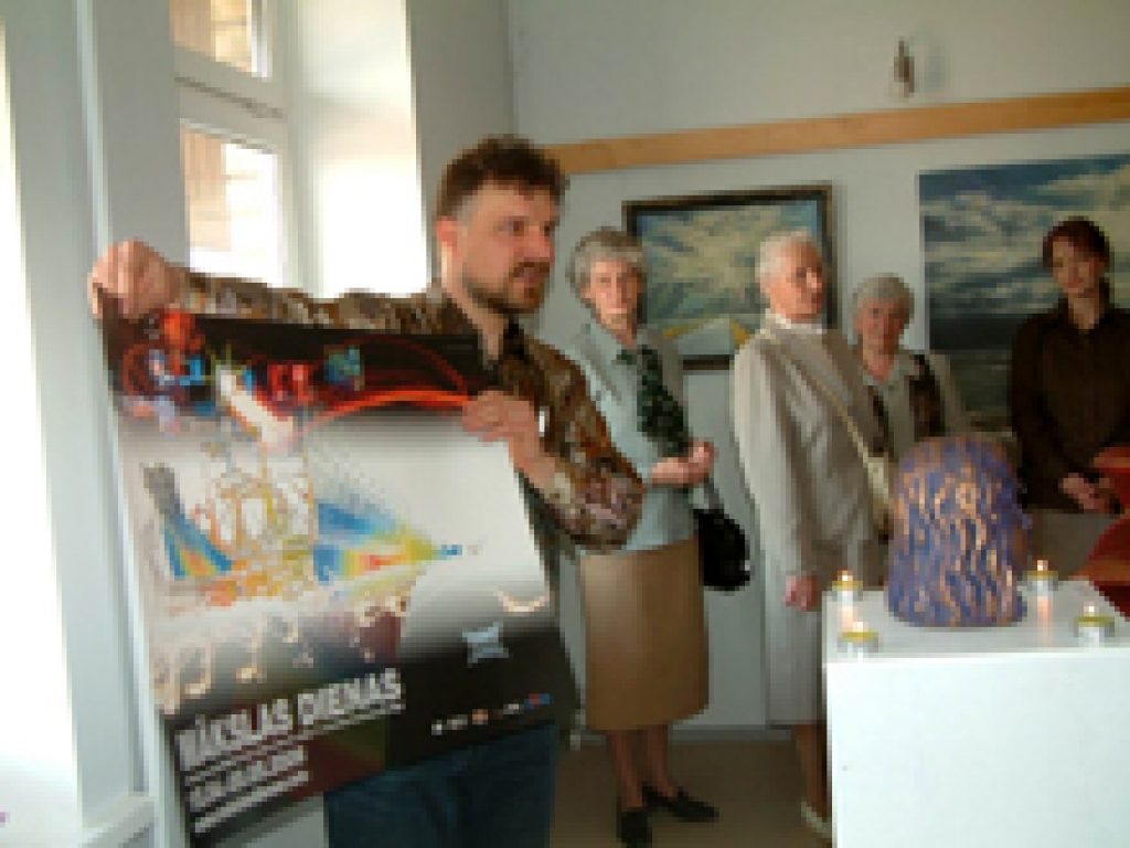 Tālivaldis Muzikants Mākslas dienās Baldonē.
Autors: www.aprinkis.lv