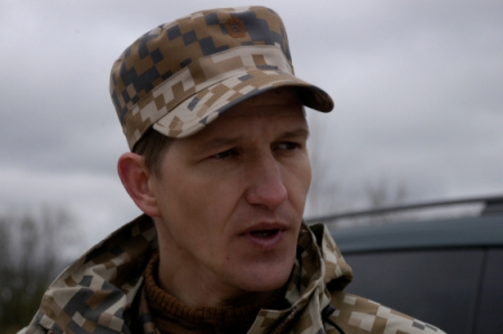 Bauskas 508. jaunsargu brigādes vadītājs Zigurds Kalējs.
Autors: no «Bauskas Dzīves» arhīva