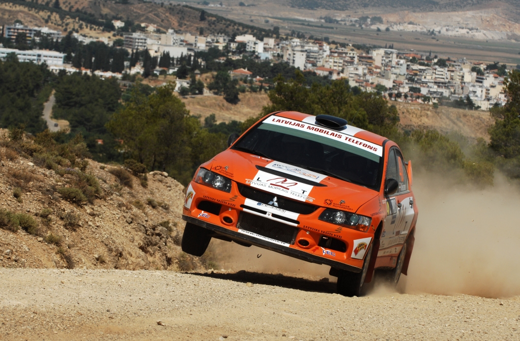 Akropoles rallijā Anda Neikšāna un Pētera Dzirkala ekipāža.
Autors: Ralfs Hardviks