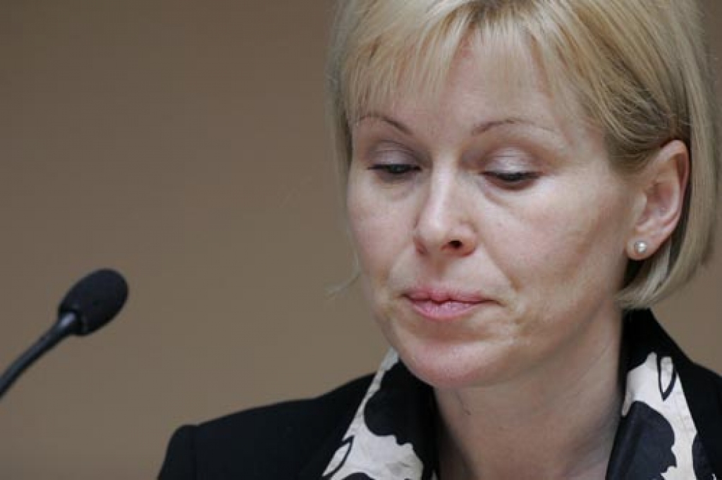 Žaneta Jaunzeme-Grende, Latvijas Tirdzniecības un rūpniecības kameras valdes priekšsēdētāja.
Autors: no www.apollo.lv