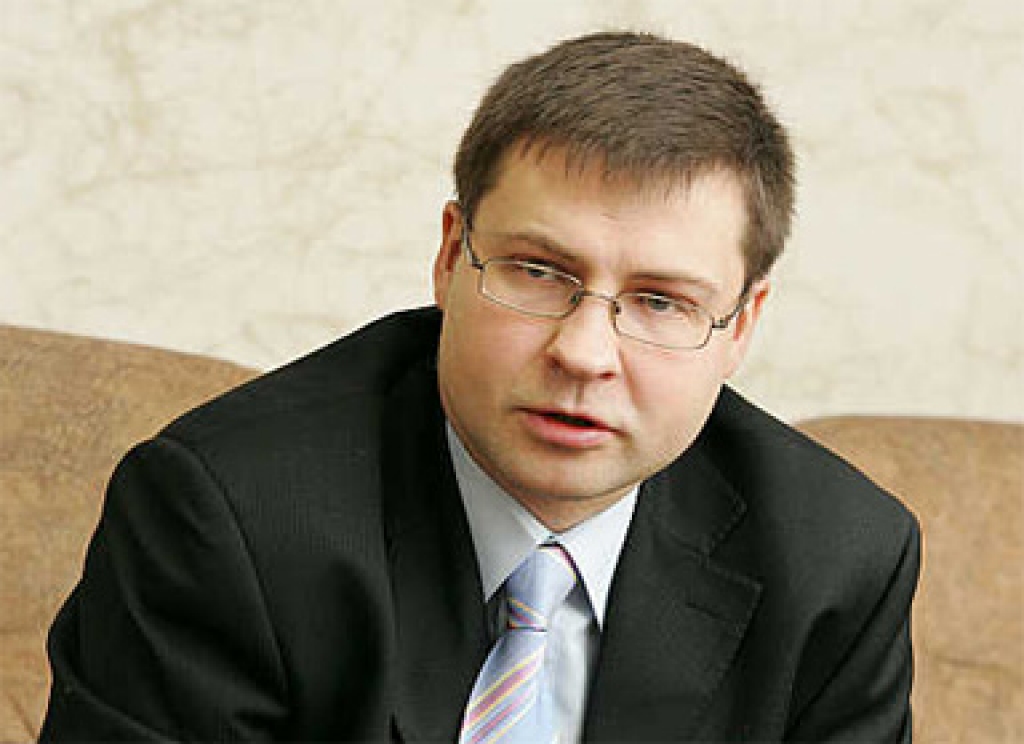 Premjers Valdis Dombrovskis.
Autors: no www2.la.lv