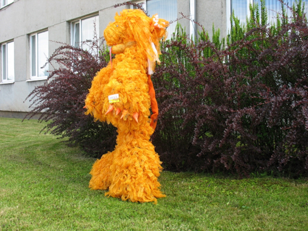 Lauva ir simbols, kas skatāms Bauskas ģerbonī. Tagad tās redzamas arī pilsētas ielās. 
Autors: Vilnis Auzāns