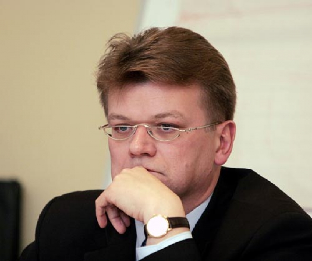 „Sabiedrība citai politikai” valdes priekšsēdētājs Aigars Štokenbergs.
Autors: www.apollo.lv