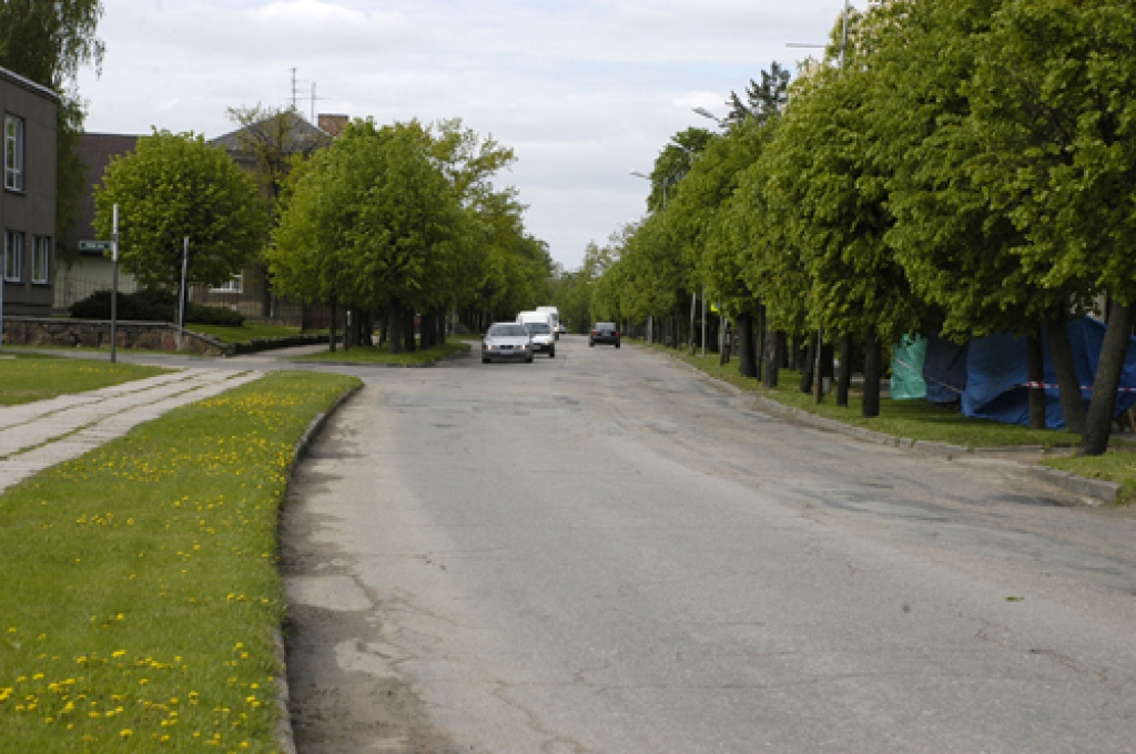 Rekonstruējamā Uzvaras iela Bauskā.
Autors: no «Bauskas Dzīves» arhīva.