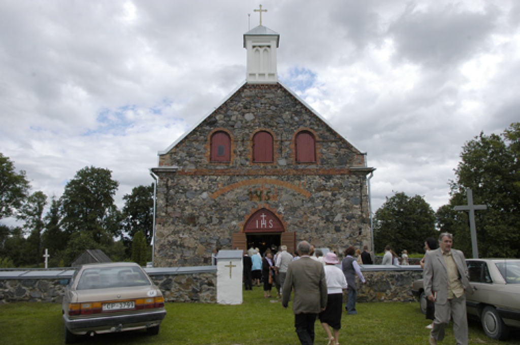 Sveicēju Ozolaines katoļu baznīcai tās jubilejā netrūka.
Autors: Ivars Bogdanovs