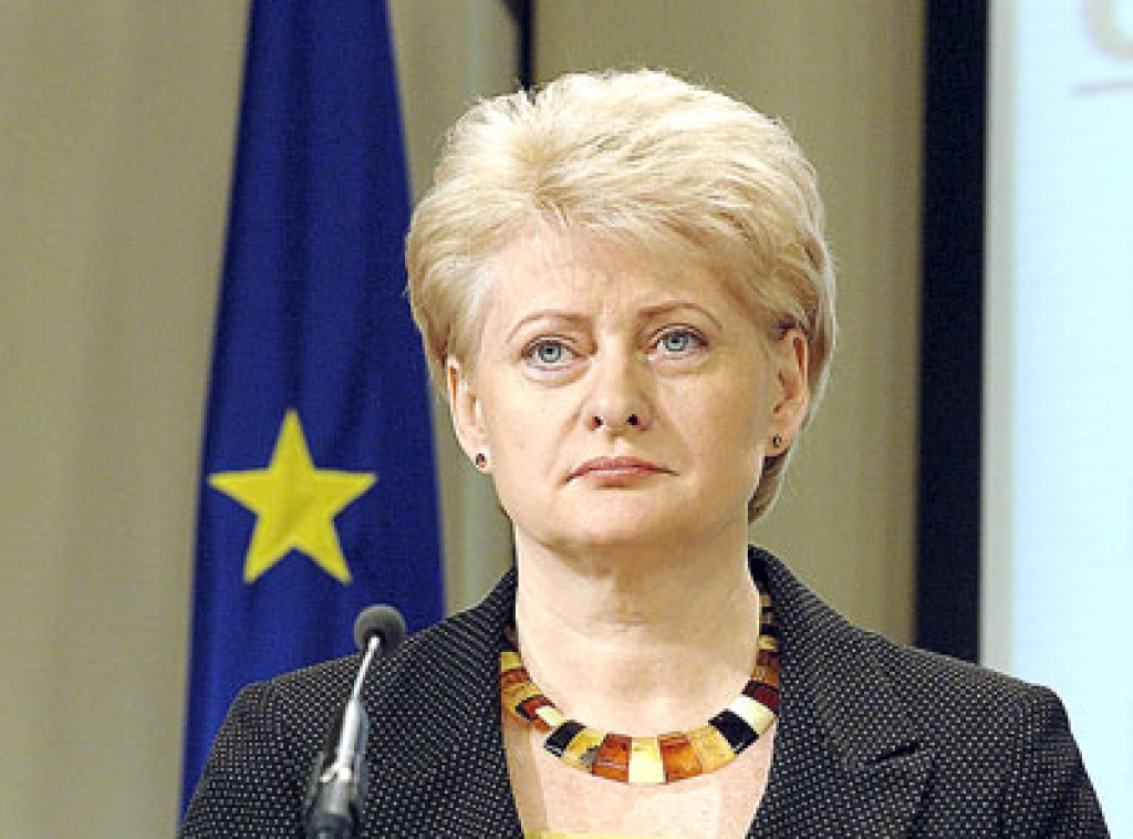 Lietuvas valsts jaunā prezidente Daļa Grībauskaite. 