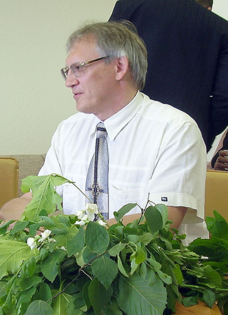 Rundāles novada Domes priekšsēdētājs Aivars Okmanis un deputāte no Svitenes Sandra Paegle.