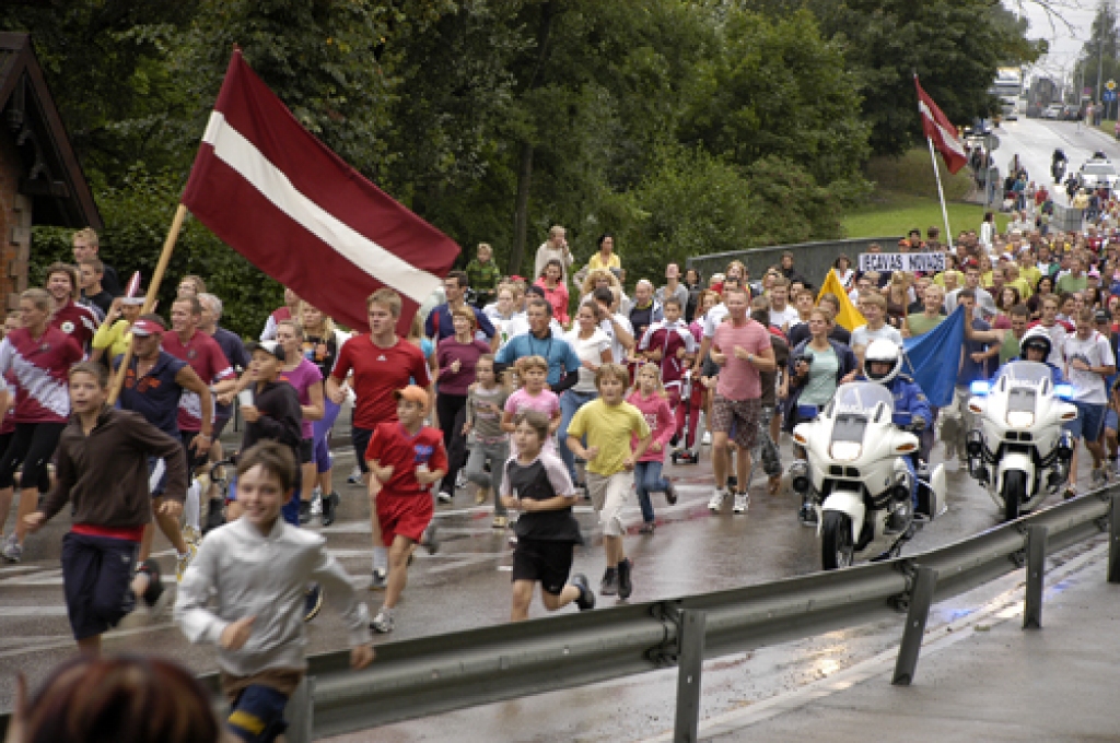 Iecavā skrēja vairāk par diviem simtiem dalībnieku.
Autors: Ivars Bogdanovs