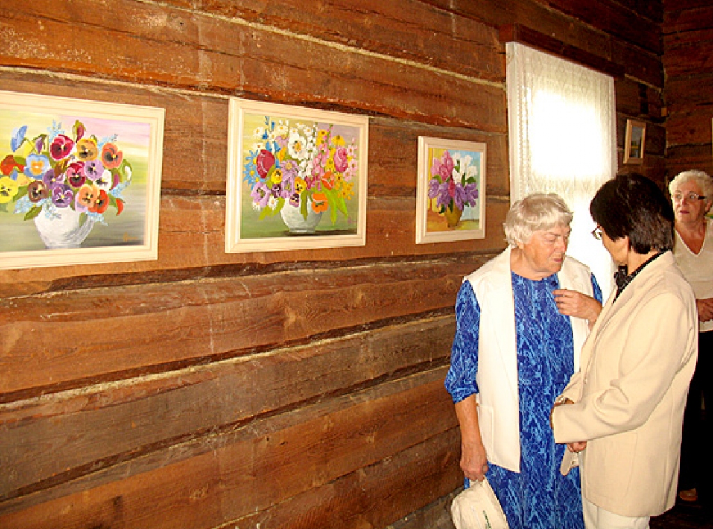 Kurmenē mītošās Annas Grises-Grundmanes gleznās dzirkstī  Latvijas dabas krāsu prieks. 
Autors: Vilnis Auzāns