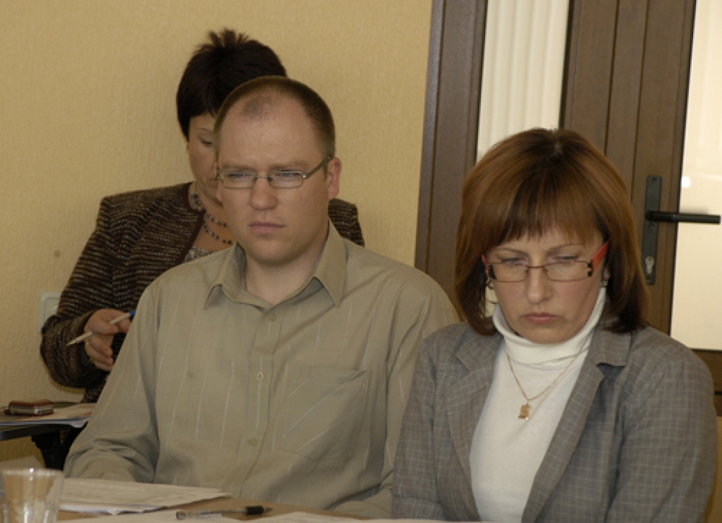 Novada Domes Ekonomikas, finanšu un audita nodaļas vadītāja Ilona Spurķe un ekonomists Aigars Vērmanis.
Autors: Ivars Bogdanovs