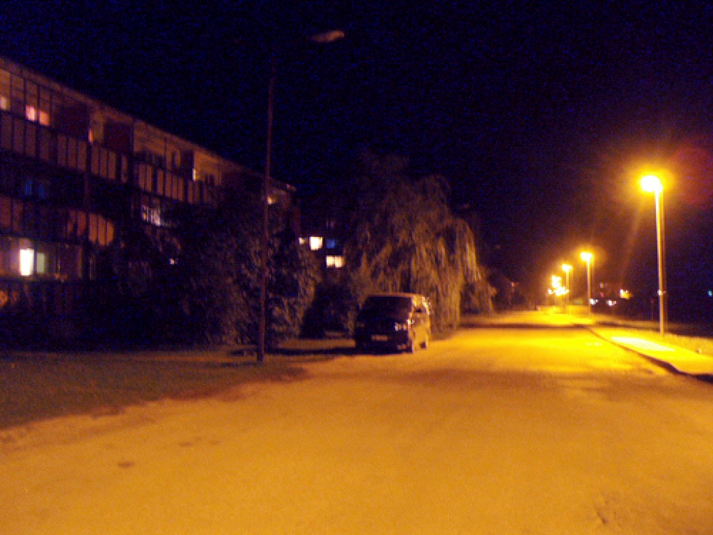 Apgaismotā Lauku iela Rītausmās.
Autors: Vineta Šilberga