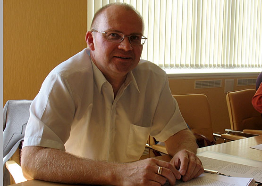 Bauskas novada Domes Sociālo un veselības lietu komitejas priekšsēdētājs Juris Landorfs. 
Autors: Vilnis Auzāns