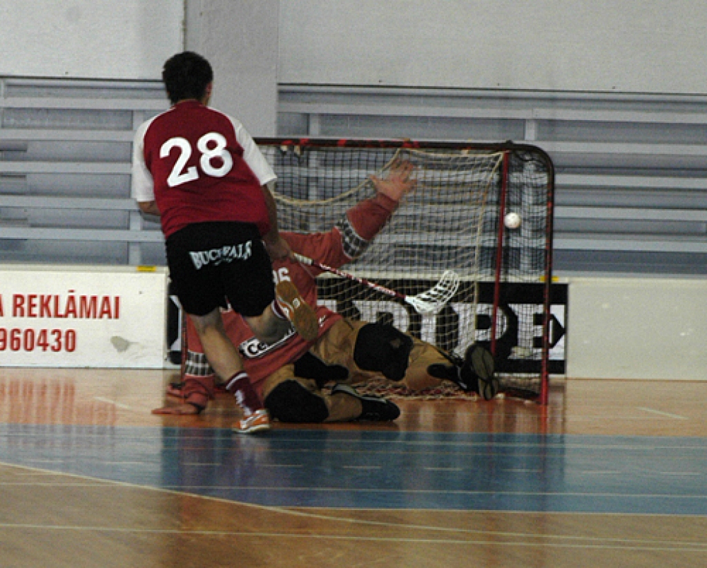 Mājinieku pirmie vārti, kurus 6. septembrī spēlē gūst šīs dienas jubilārs Māris Akmentiņš.
Autors: Ivars Bogdanovs