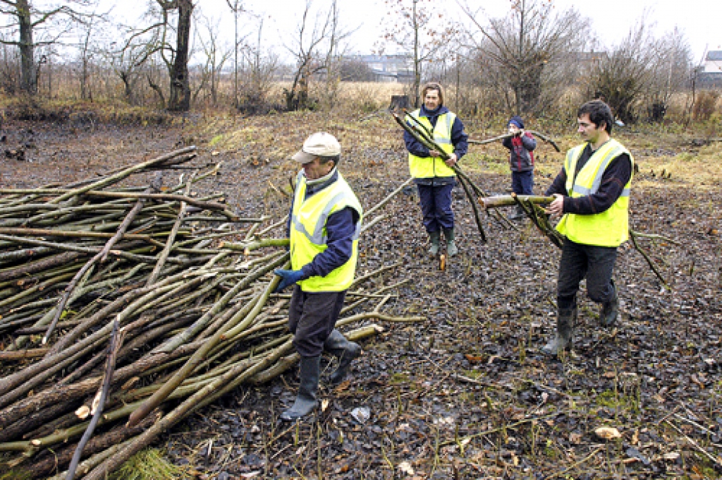 Rosmes «simtlatniekiem» Nadeždai Simoņenko, Iļjam un Slavam Almašijiem apkārtni sakopt palīdz gan mazais Vadims, gan kaimiņi.
Autors: Ivars Bogdanovs
