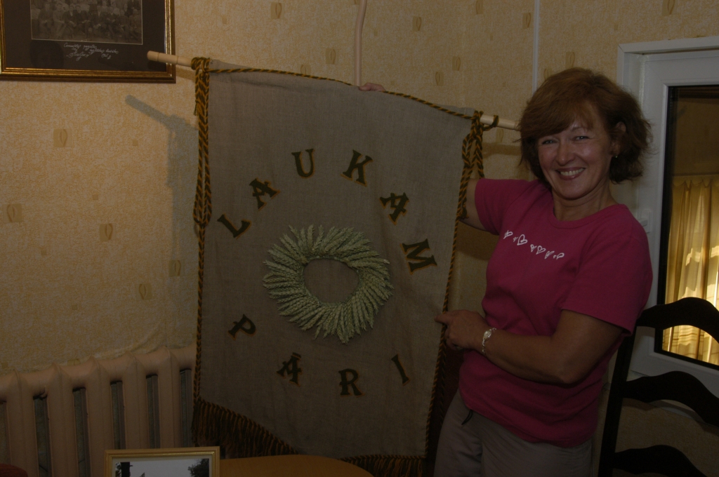 Ceraukstes pagasta kultūras darba organizatore Inita Gilberte.
Autors: No «Bauskas Dzīves» arhīva.