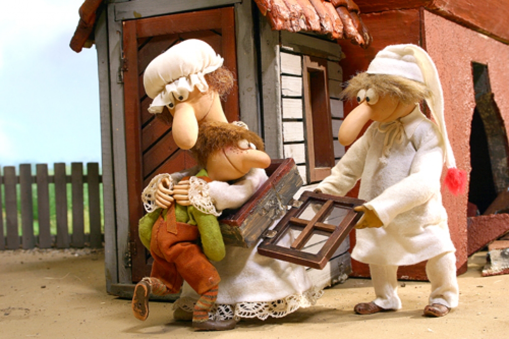 Kadrs no animācijas filmas «Rezgalības». 