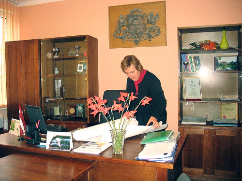 Brunavas pagasta pārvaldniece Baiba Marčenkova.