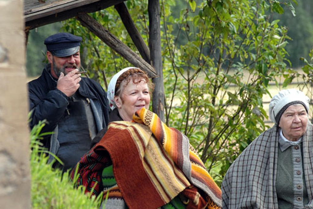 Kadrs no jaunās spēlfilmas «Rūdolfa mantojums».