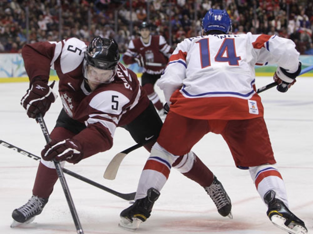 Mačs Latvija - Čehija.
Autors: AP/Scanpix no www.apollo.lv