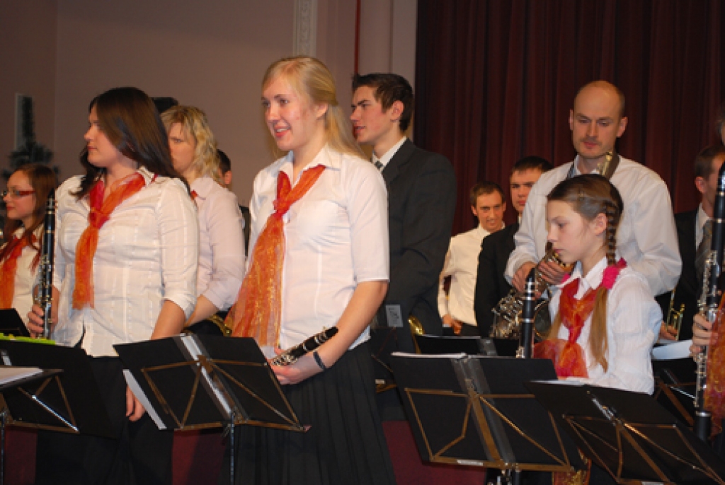 Stelpiešiem ir iepaticies Skaistkalnes pūtēju orķestris.
Autors: no «Bauskas Dzīves» arhīva