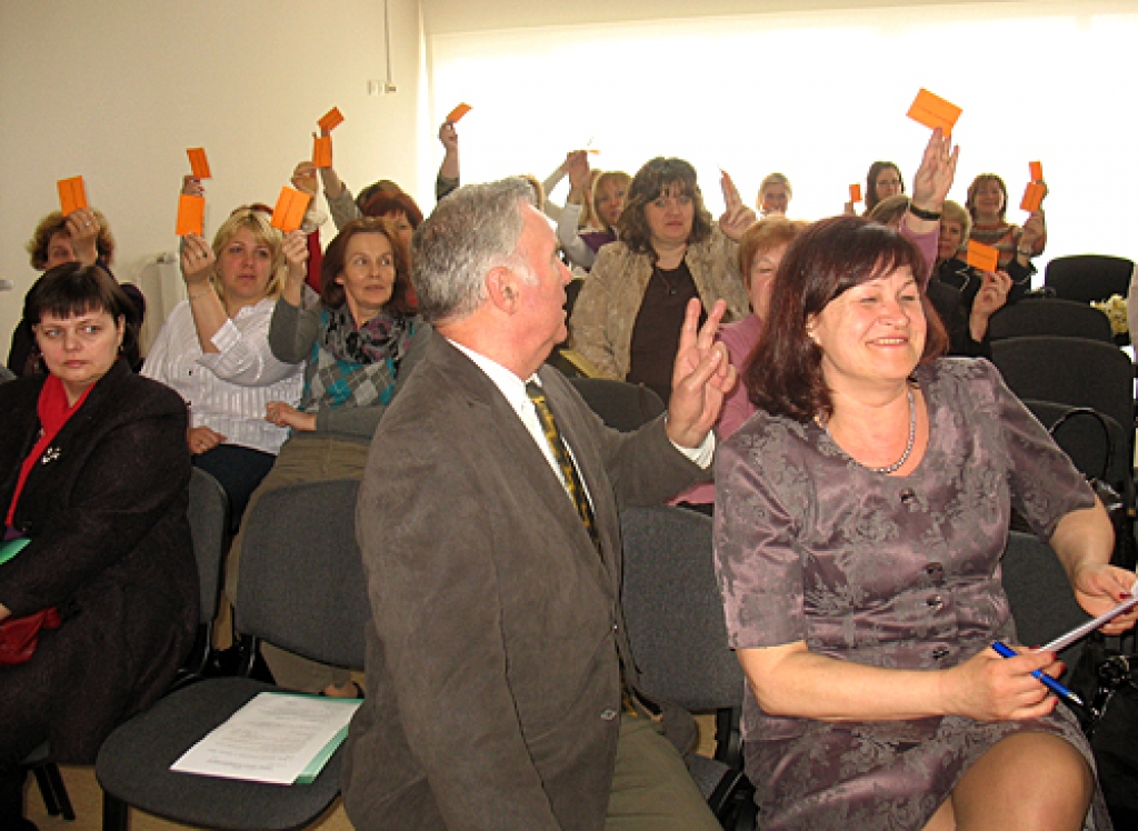 Mārai Graudiņai vadīt starpnovadu arodorganizāciju pedagogi uzticējuši arī nākamos piecus gadus.
Autors: Vilnis Auzāns