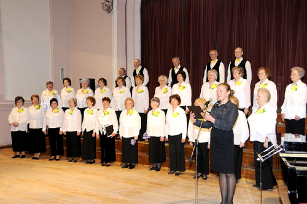 Senioru koris «Sarma» dziedāja 25. aprīlī koru skatē Bauskā.
Autors: Ivars Bogdanovs