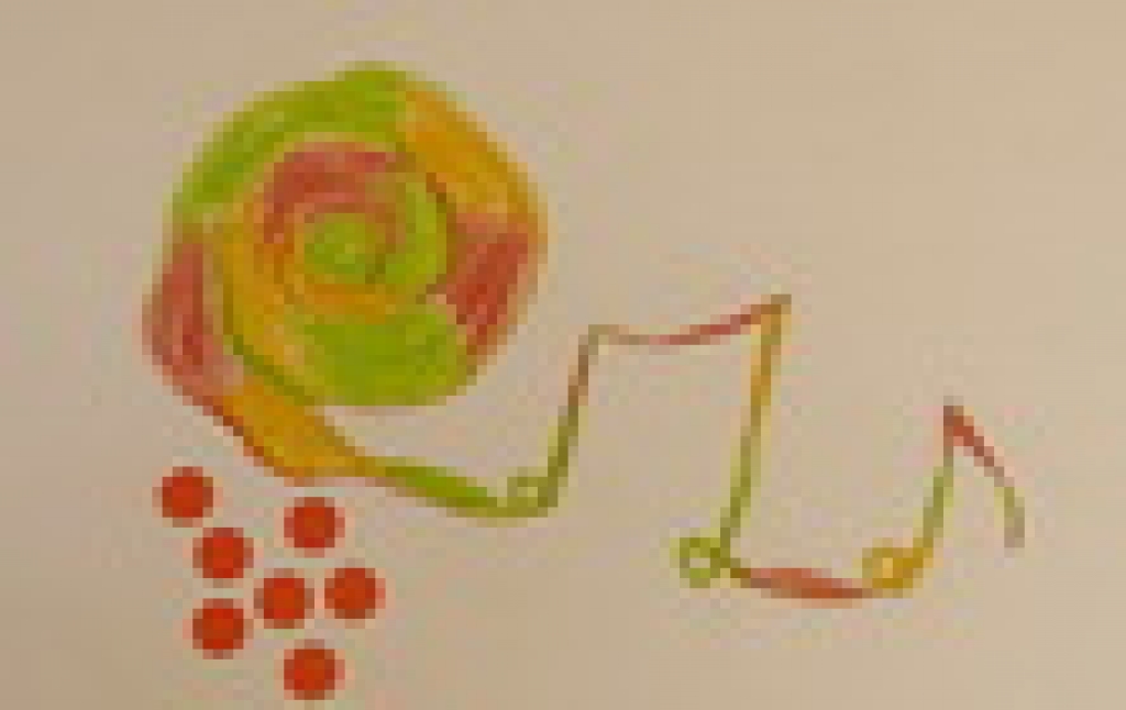 Robertas Paulas Tomsones izstrādātais dziesmu un deju svētku logo. 
Autors: www.vecumnieki.lv